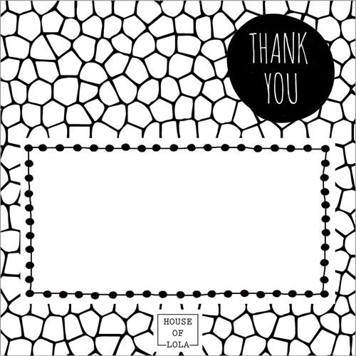 bedankkaartje | thank you | mozaiek