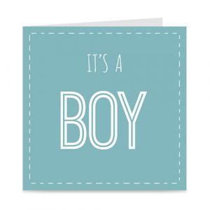geboortekaartje: it's a boy