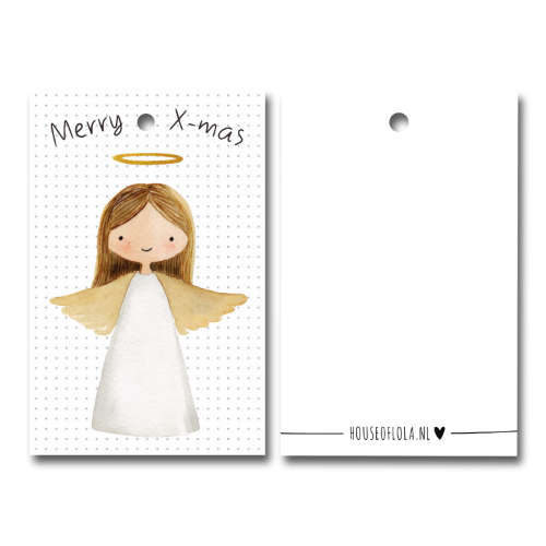 Label <br>Merry X-mas | Engeltje
