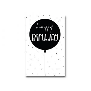 minikaartje | happy birthday | ballon