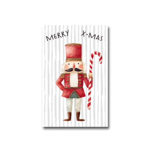 Minikaartje <br>Merry X-mas | Notenkraker