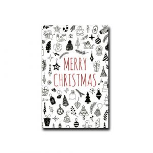 minikaartje | merry christmas | doodles