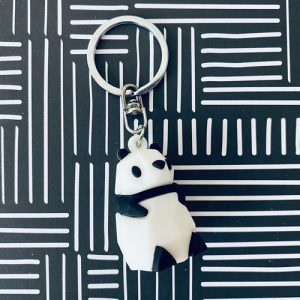 sleutelhanger | panda | zwart-wit