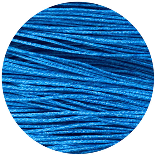 waxkoord | 1 mm | blauw